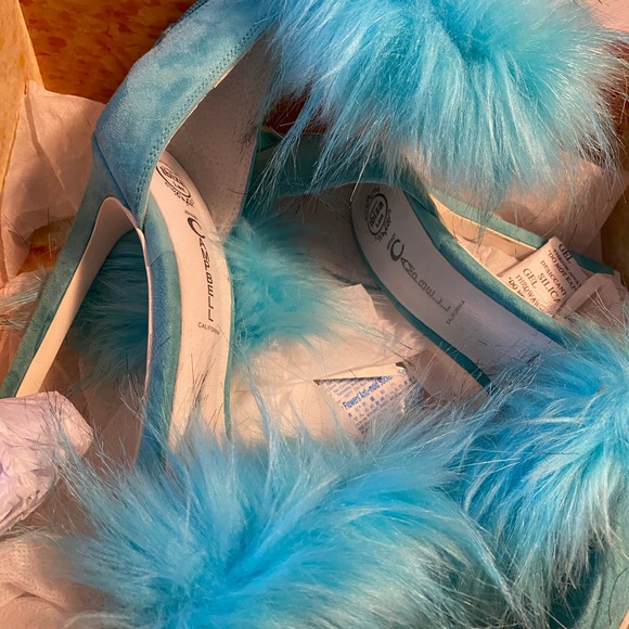 JEFFREY CAMPBELL COOKIE HEELS LIGHT BLUE - Picture 8 of 13